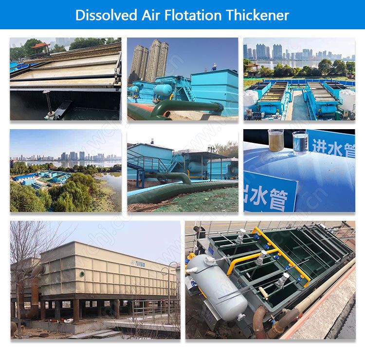 Dissolved air flotation thickener