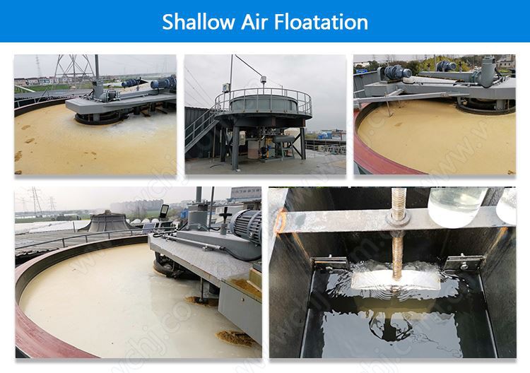 Shallow air flotation machine