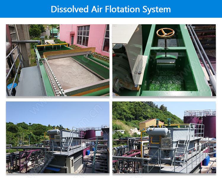 DAF system for wastewater treatment
