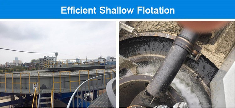 Efficient shallow flotation